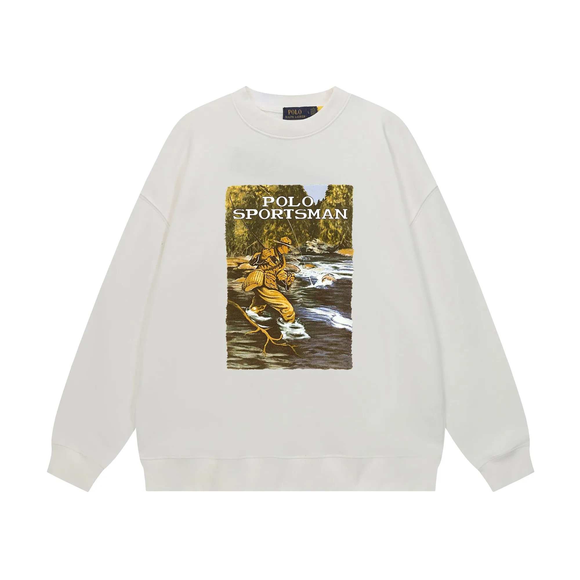 P200 Long-term stock] RalphLauren/Ralph Lauren 2025 autumn and winter new bear letter print 420g heavy large terry sweatshirt Ralph Lauren's age-reducing item, the coat fabric is made of 85% cotton ➕15% polyester, which not only retains the softness, comfort and breathability of cotton, but also adds the wear resistance and wrinkle resistance of polyester fiber, making the clothes more durable and easy to care for. Even in slightly cooler weather, you won't feel stuffy when wearing it. This kind of fabric has a natural crisp feel and is not easy to pill or deform. The bear on the chest is printed with English letters. It is full of color, full of three-dimensionality, and lifelike, adding a bit of liveliness and interest to the whole sweatshirt. There is no pressure to dress, regardless of age or gender. Complete accessories! Color: black, white, navy blue, light floral gray Size: M-L-XL-XXL